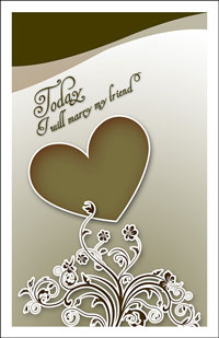 Wedding Program Cover Template 9E - Graphic 5